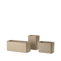 3 String Organizers, Beige
