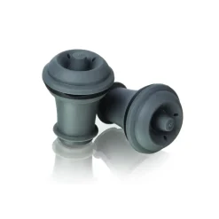 2 Tapones de vino Vacuvin, Gris