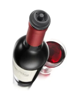 2 Tapones de vino Vacuvin, Gris