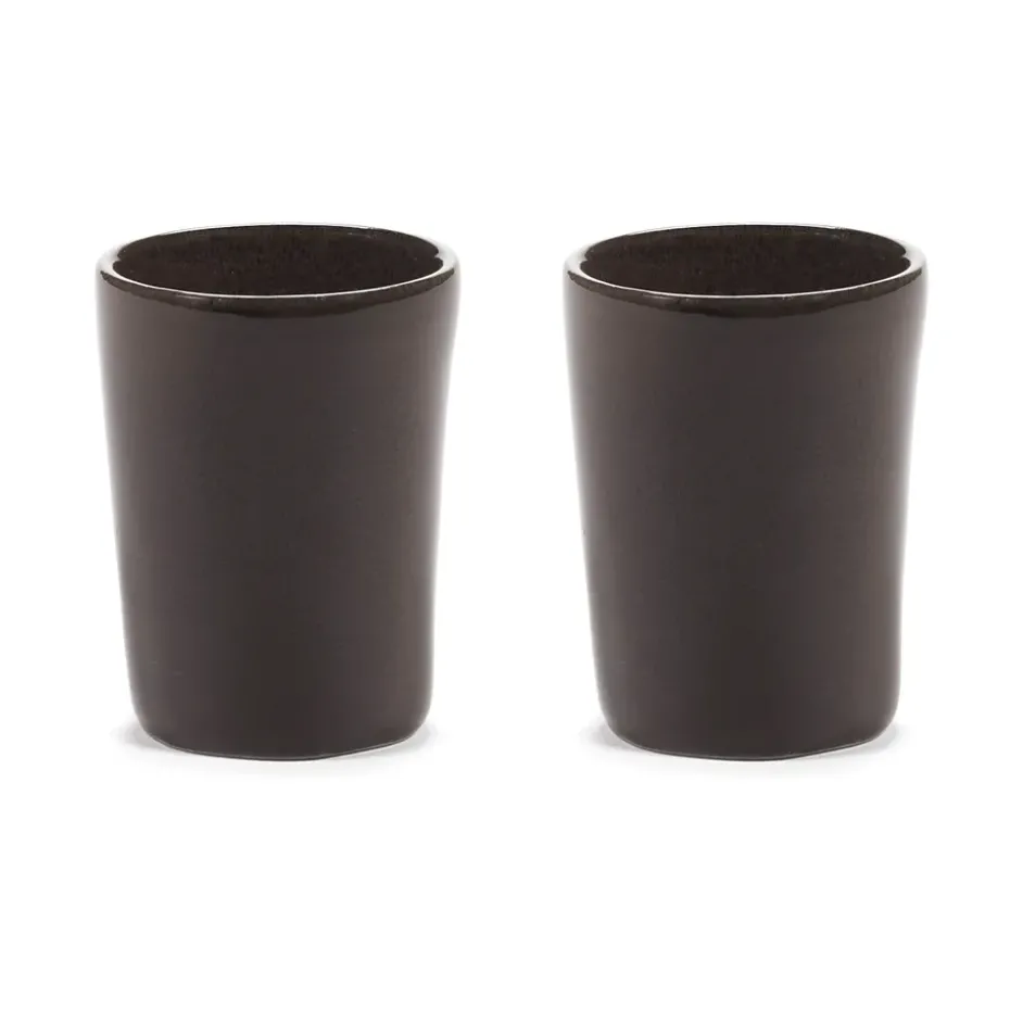2 Tazas de espresso La Mère 7 cl, Dark brown