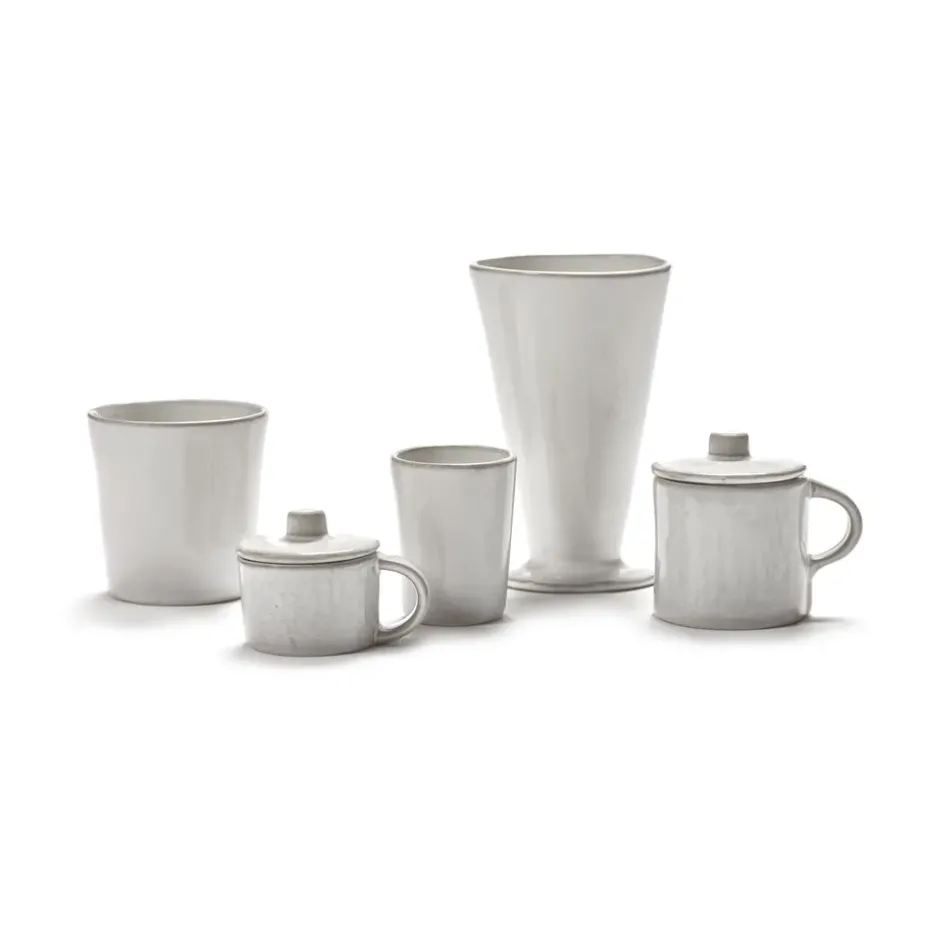 2 Tazas de espresso La Mère 7 cl, Off white