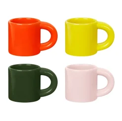 4 Tazas espresso Bronto 10 cl, Multi