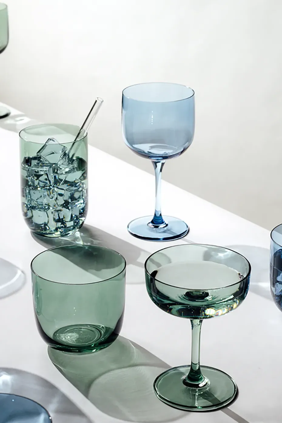 2 Vaso altos Like 38,5 cl, Sage
