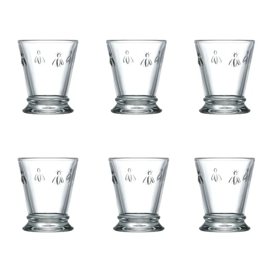 6 Vasos Abeille 26 cl, Transparente