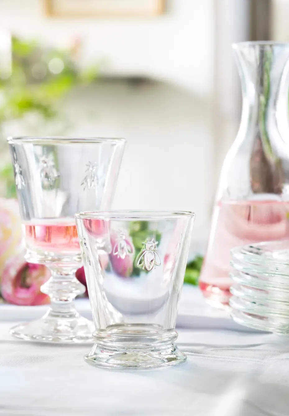 6 Vasos Abeille 26 cl, Transparente