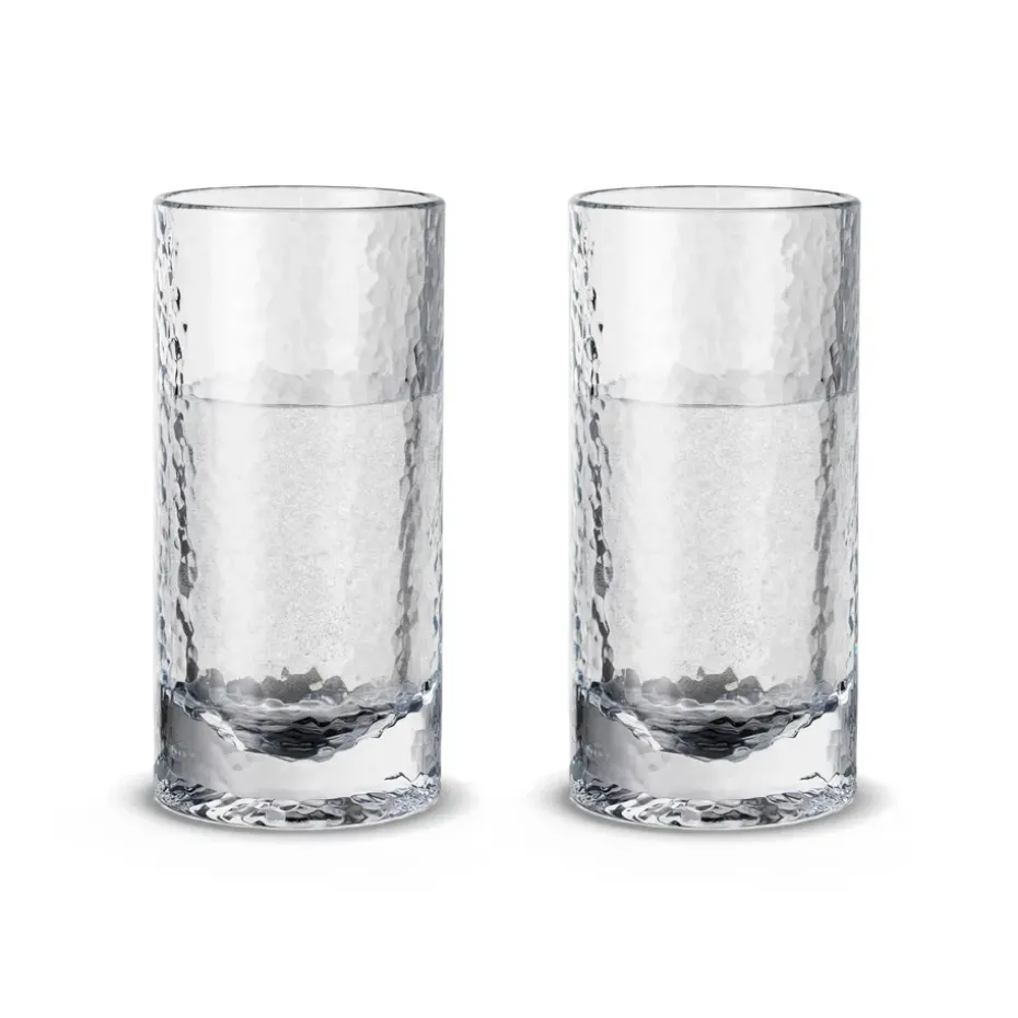 2 Vasos alargados Forma 32 cl, transparente