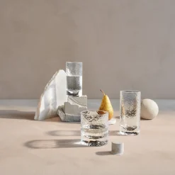 2 Vasos alargados Forma 32 cl, transparente