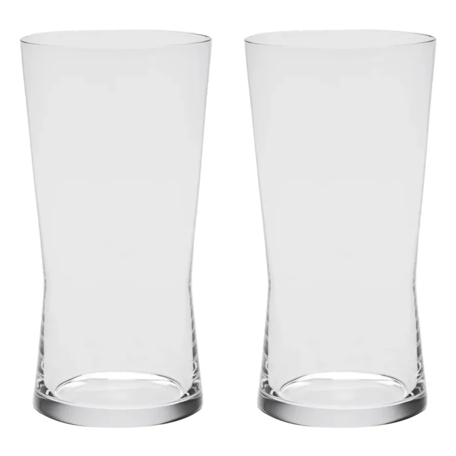 2 Vasos alargados Grace 43 cl, Transparente
