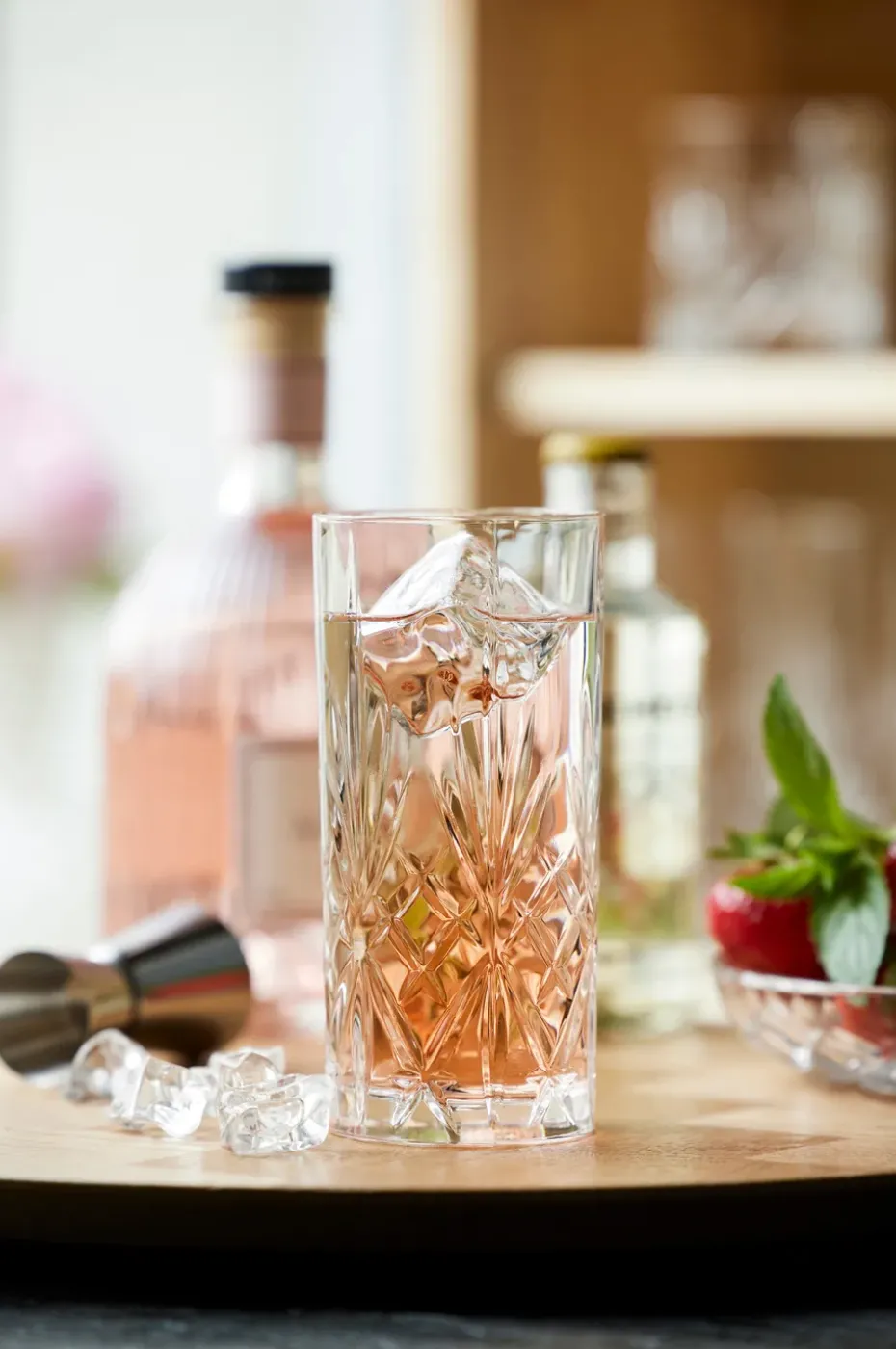 6 Vasos alargados Melodia 36 cl, Cristal