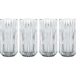 4 Vasos altos Jules, transparente