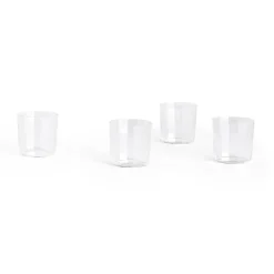 4 Vasos Angle, Wide 7,5 cm