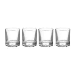 4 Vasos Carat double old fashioned 28 cl, Transparente