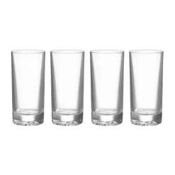 4 Vasos Carat highball 35 cl, Transparente