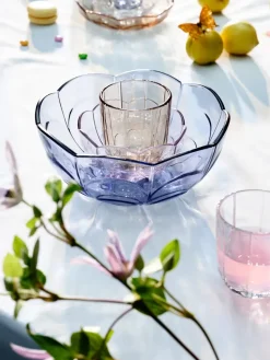 2 Vasos de agua Lily 32 cl, transparente