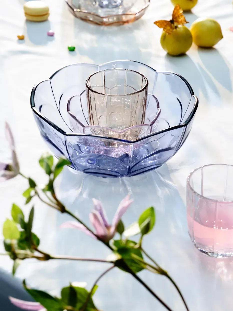 2 Vasos de agua Lily 32 cl, transparente