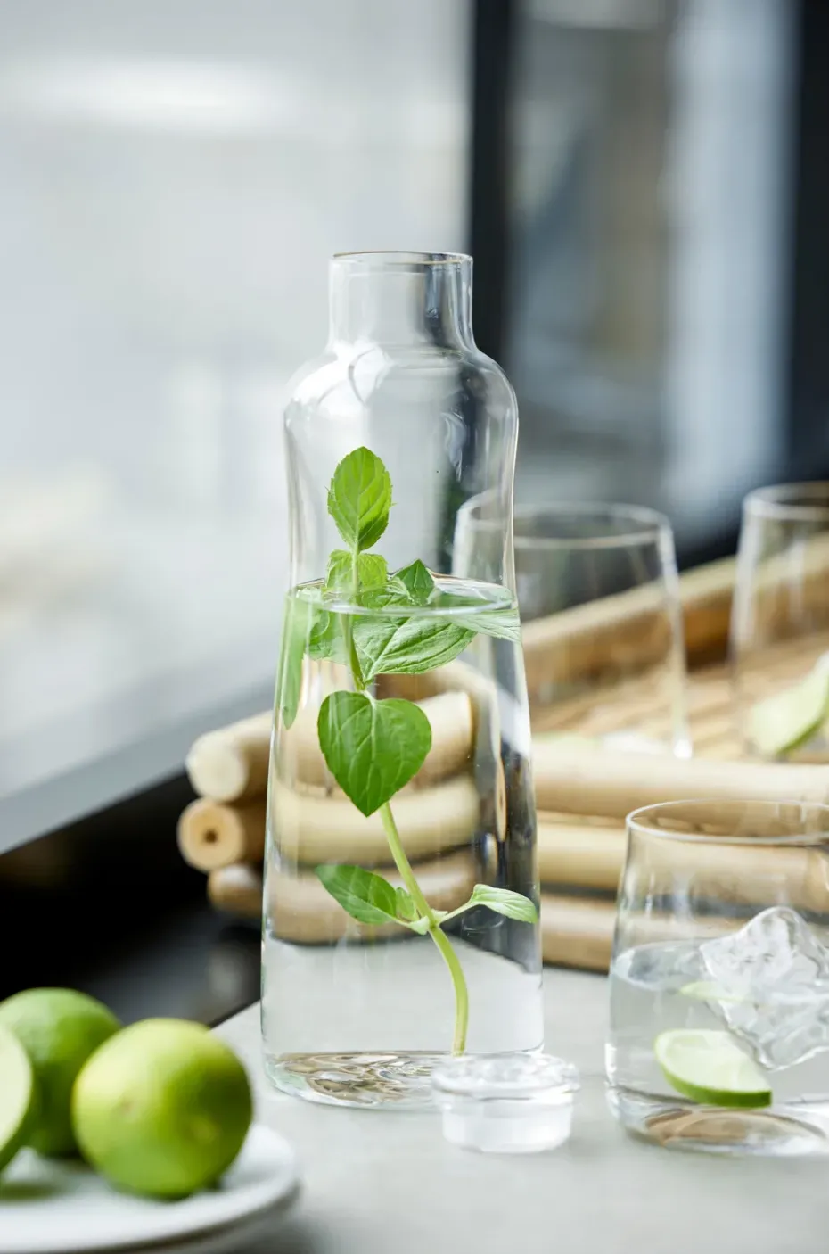 6 Vasos de agua Zero 42 cl, Cristal