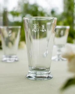 6 Vasos de bebidas Abeille 46 cl, Transparente