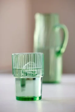 4 Vasos de café Kusintha caféglas 38 cl, Green