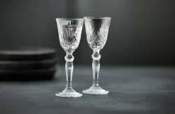 4 Vasos de chupito con pie Melodia 5 cl, Clear
