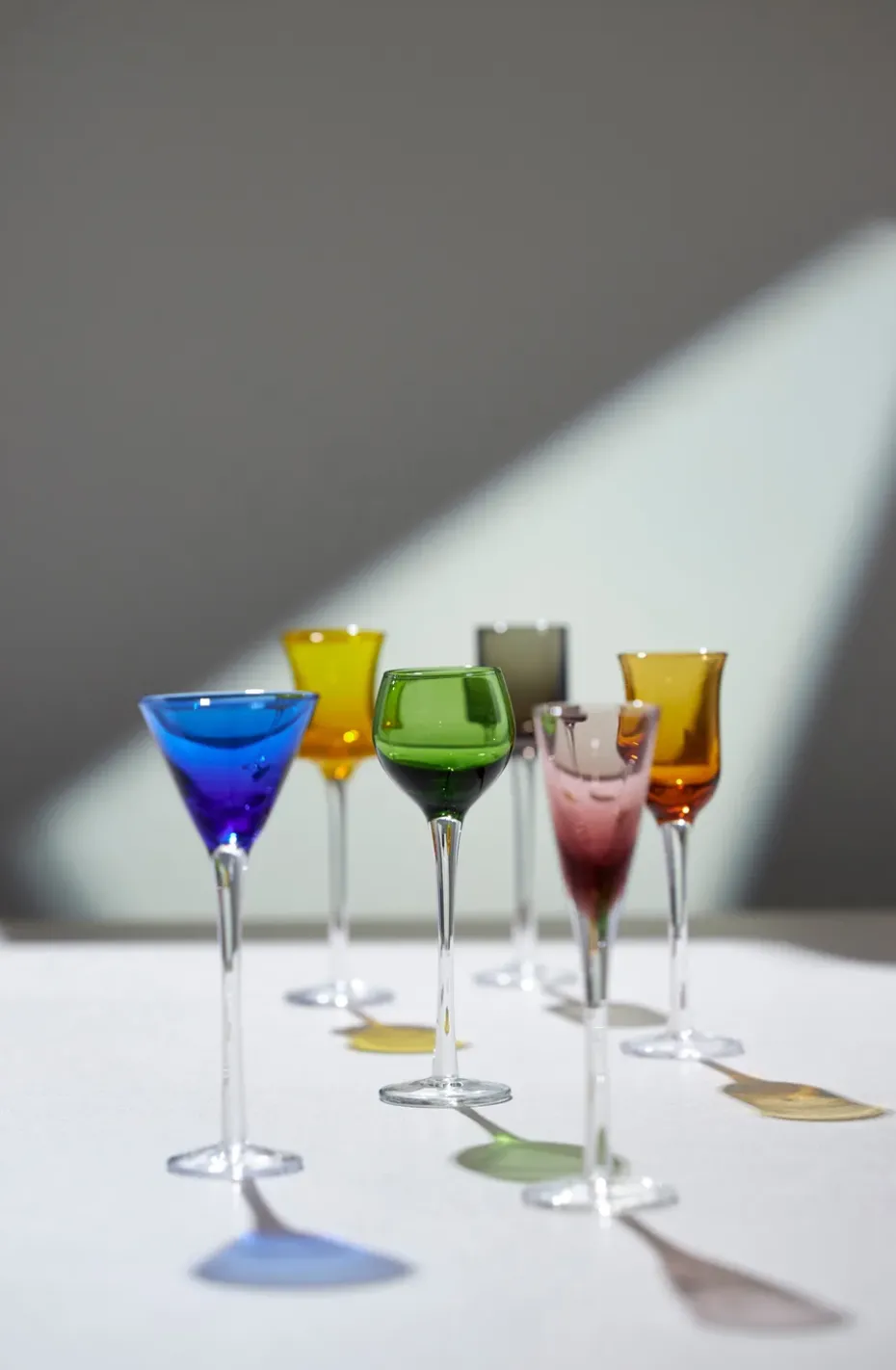6 Vasos de chupito Lyngby Glas 2,5-5 cl, Mix