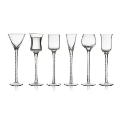 6 Vasos de chupito Rom 2,5-5 cl, Transparente