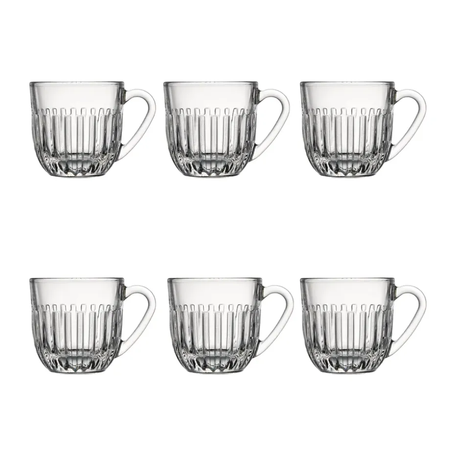 6 Vasos de espresso Ouessant 9 cl, Transparente