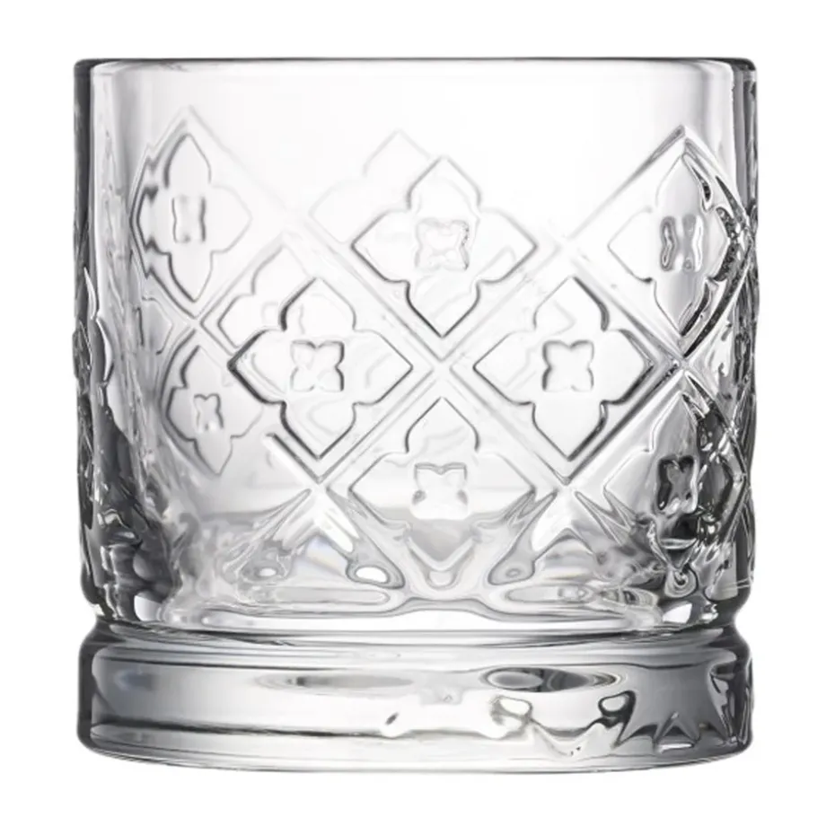 4 Vasos de whisky Dandy, Transparente