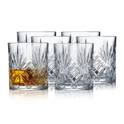 6 Vasos de whisky Melodia 31 cl, Cristal