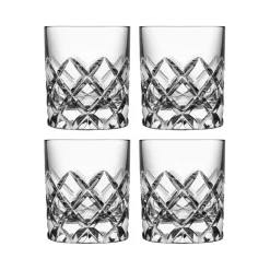 4 Vasos de whisky Sofiero, transparente