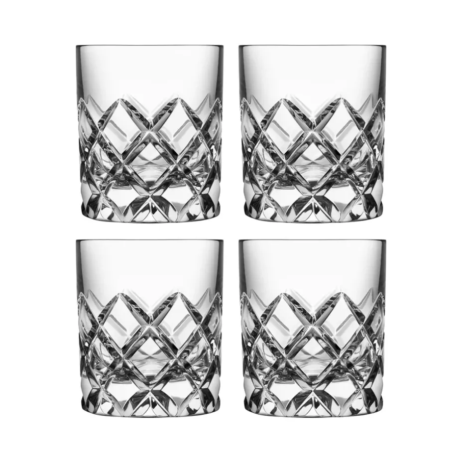 4 Vasos de whisky Sofiero, transparente
