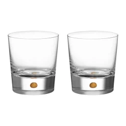 2 Vasos Intermezzo doble old fashioned 40 cl, Oro