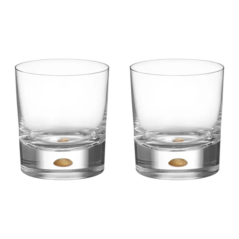 2 Vasos Intermezzo old fashioned 25 cl, Oro