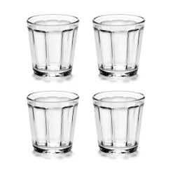 4 Vasos para espresso Surface 10 cl, Transparente