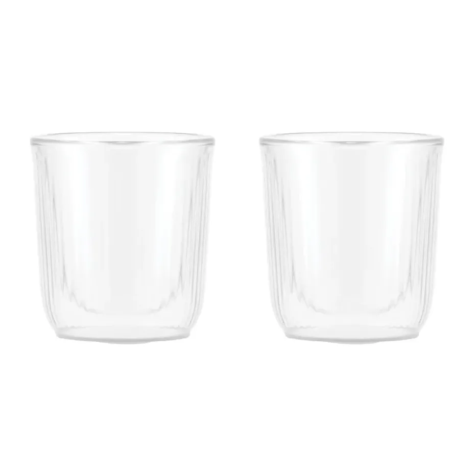 2 Vasos térmicos doble pared Douro 14,5 cl, Transparente