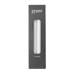 12 velas Nagel, blanco
