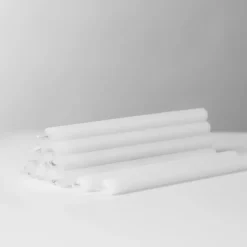 12 velas Nagel, blanco