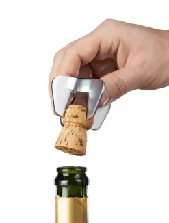 Abridor de champagne Vacuvin, Acero inoxidable