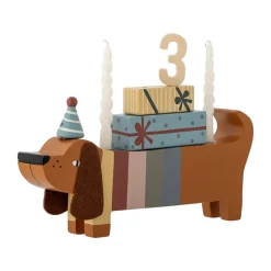 Adorno Charlie Birthday 28 cm, Brown-multi