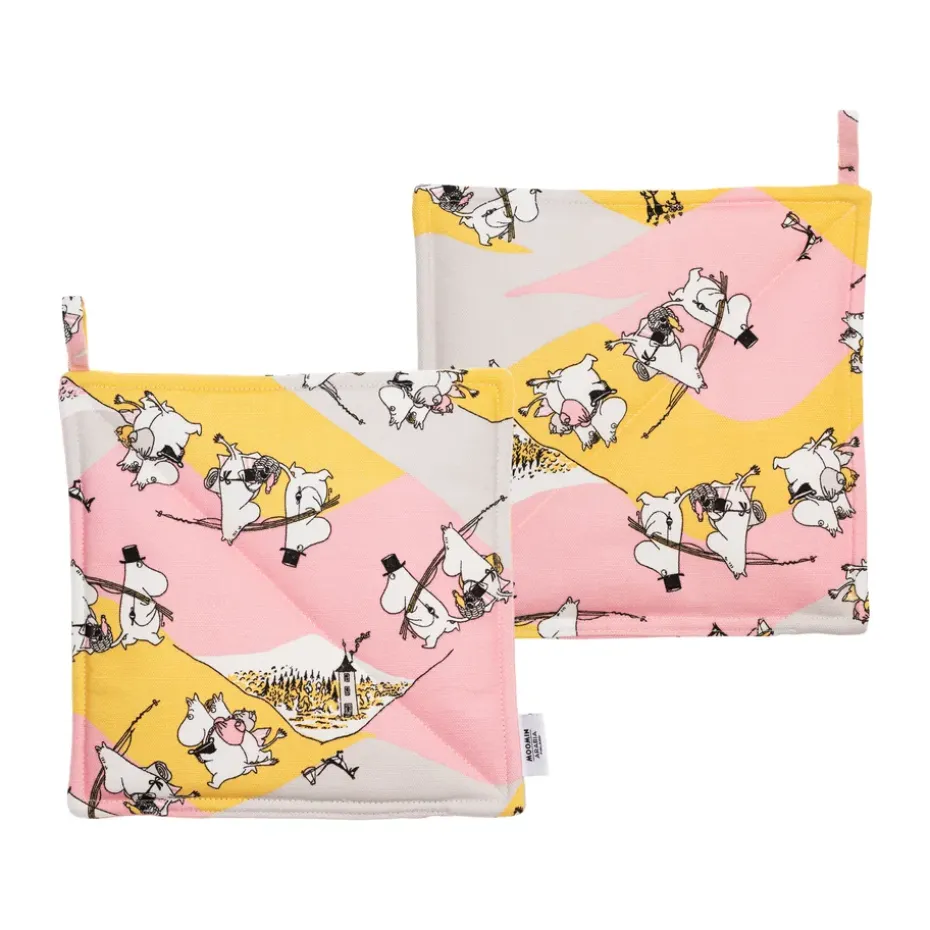 Agarraderas Moomin Family Time 2-pack, 22x22 cm