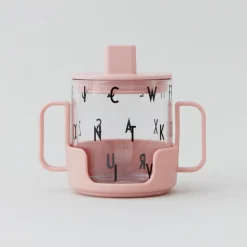 Agarrador para vaso de tritan Design Letters, Nude
