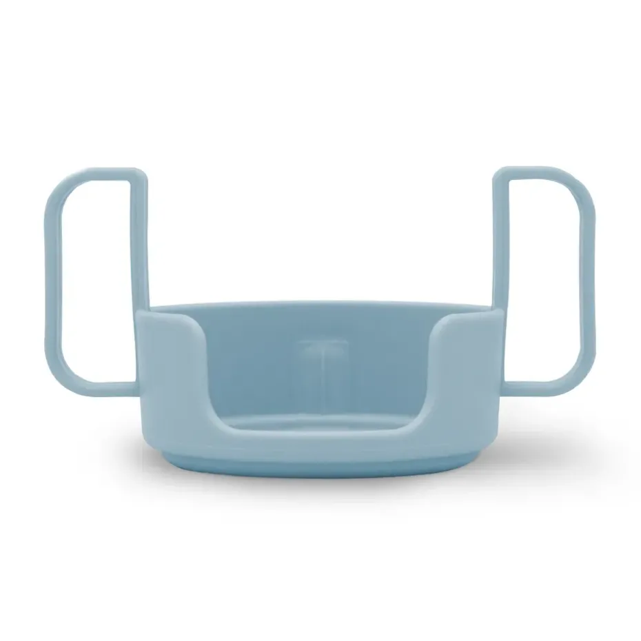 Agarrador para vaso de tritan Design Letters, azul claro