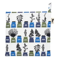 Agarrador Persons kryddskåp estampado pequeño, Azul
