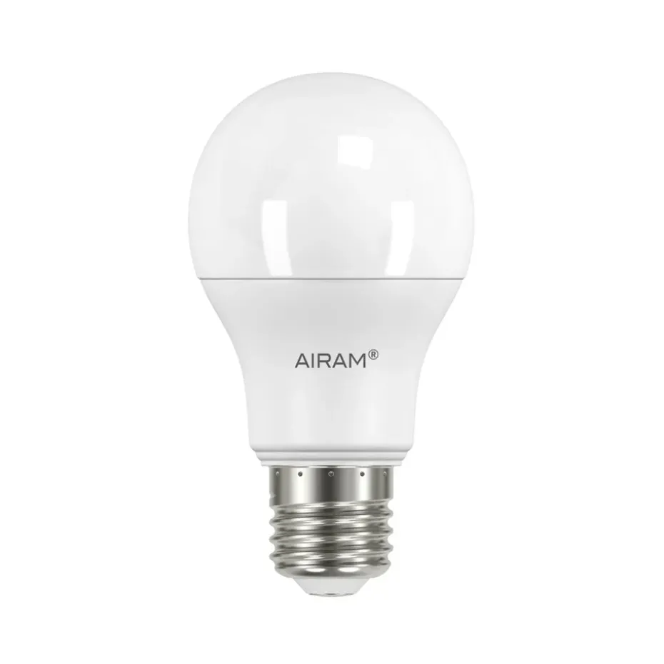 Airam LED fuente de luz, opal, e27 regulable, 12w