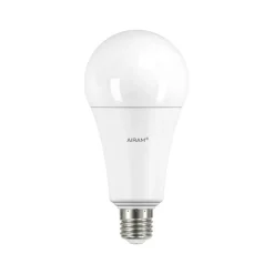 Airam Superlux Normal A67 fuente de luz, LED regulable E27 20W opal