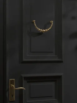 Aldaba para puerta Garden Glory, Brushed brass