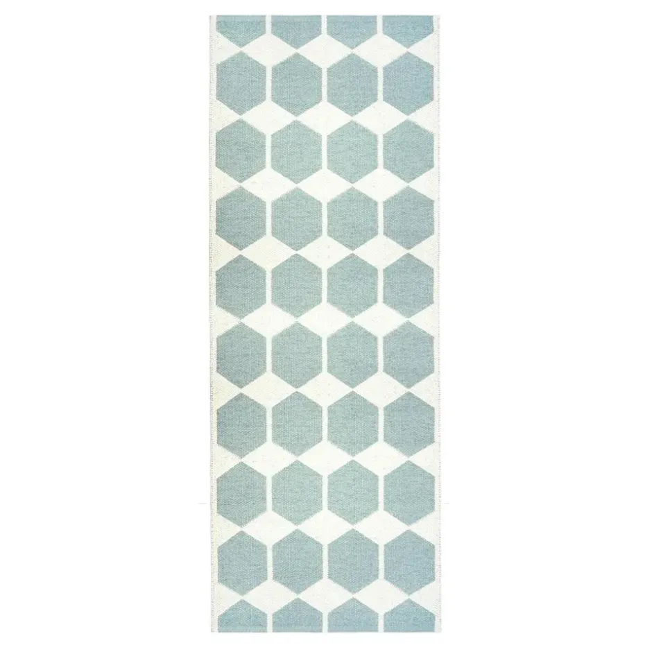 Alfombra Anna, aqua, 70 x 200 cm
