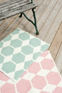 Alfombra Anna, aqua, 70 x 200 cm