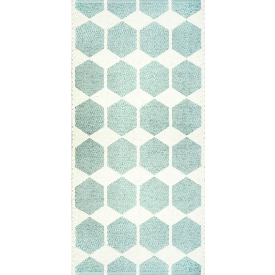 Alfombra Anna, aqua, 70x140 cm