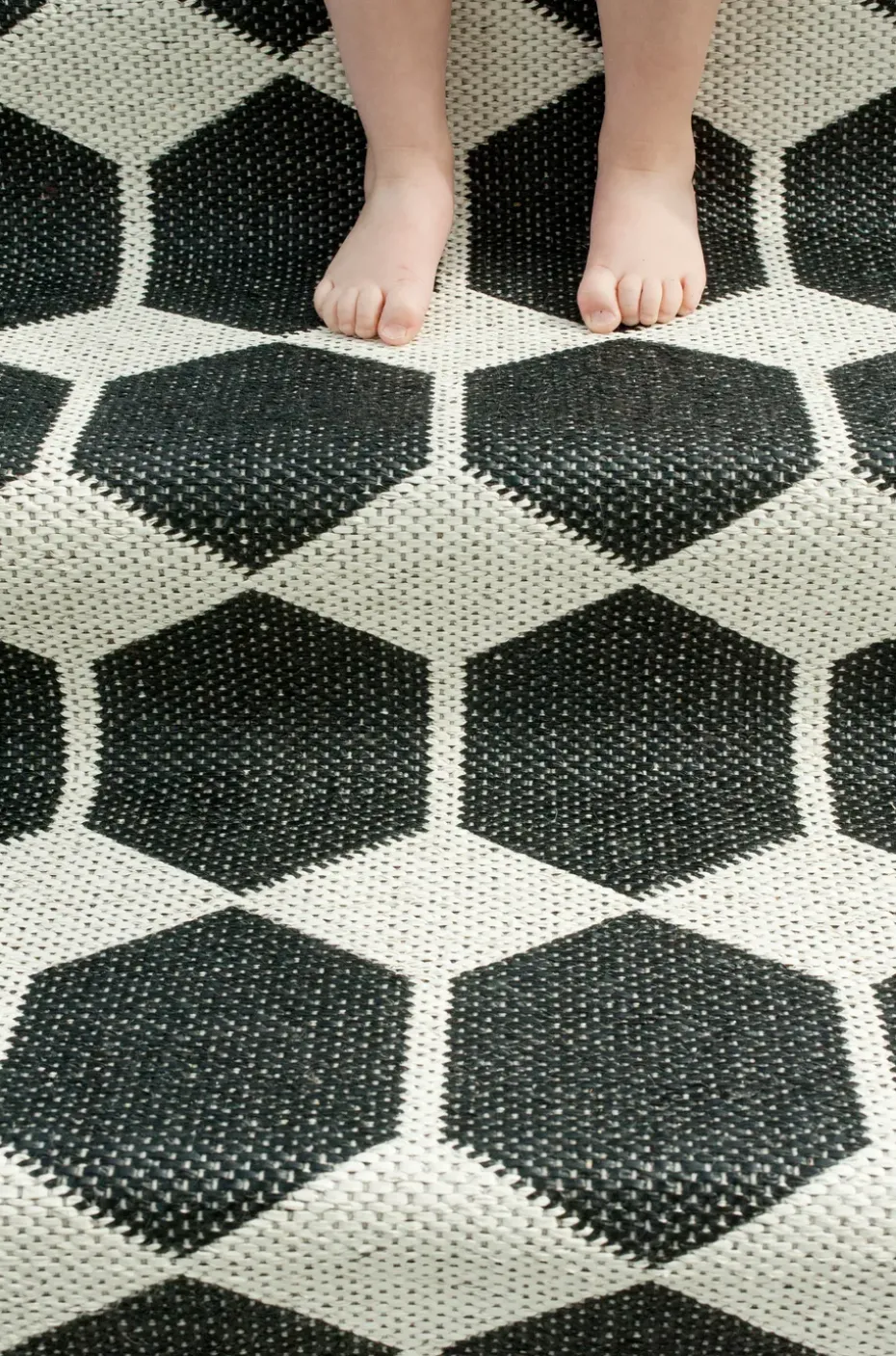 Alfombra Anna, azul, 70 x 200 cm