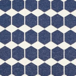 Alfombra Anna, grande azul, 150 x 200 cm